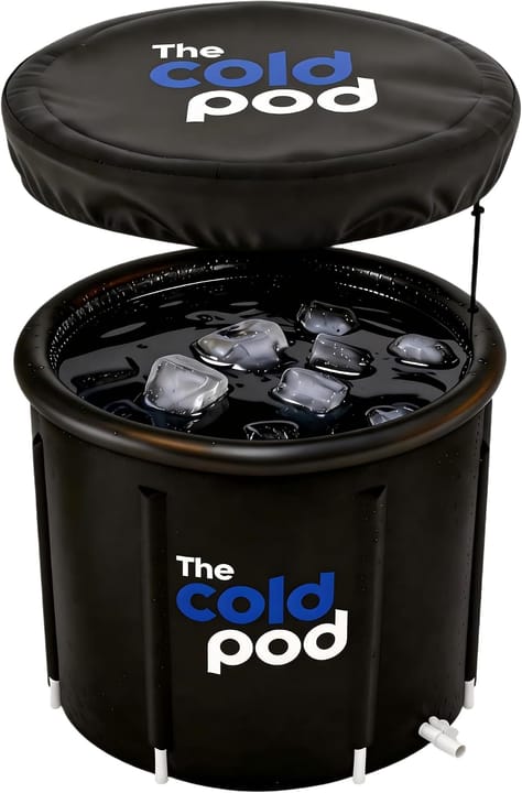 The Cold Pod ice bath tub XL with cover