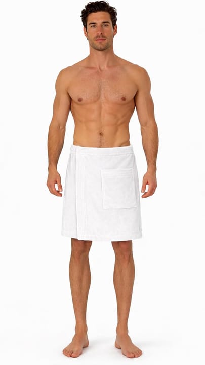 Turkish cotton terry velour adjustable body wrap for men
